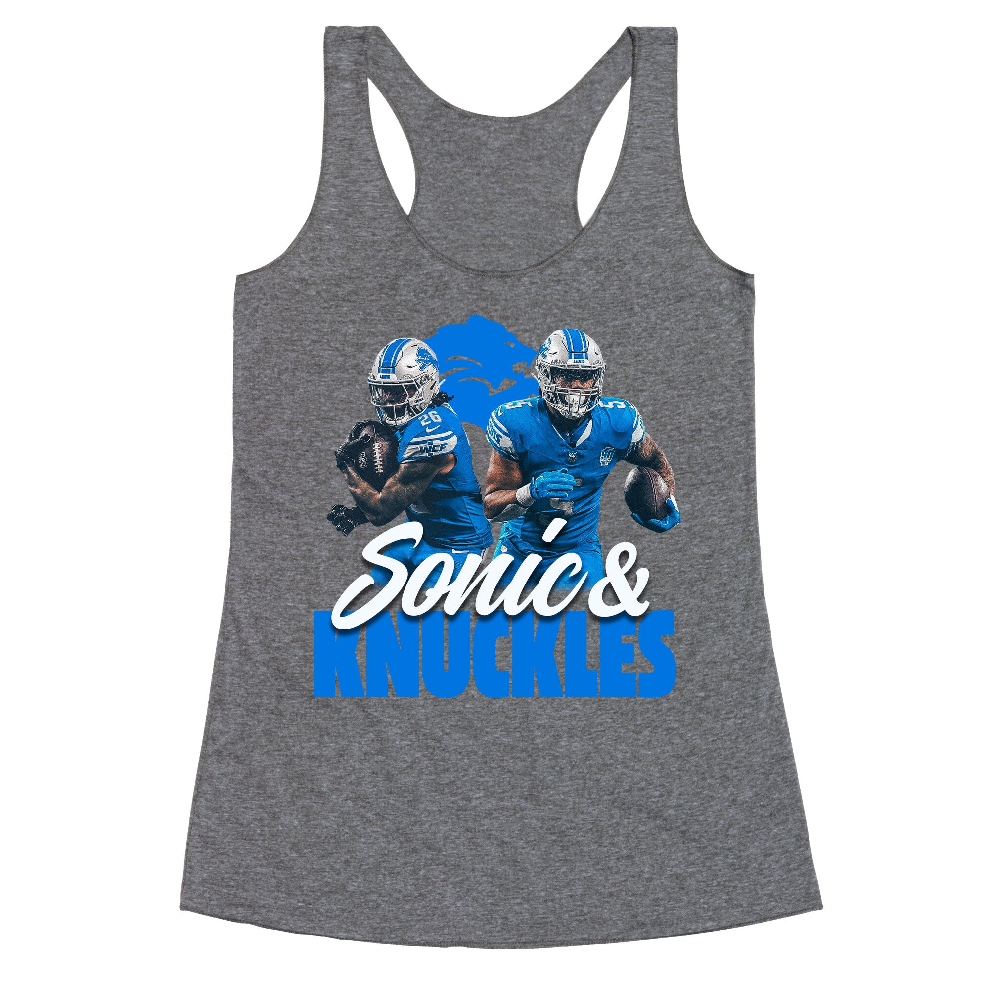 Sonic Knuckles Lions Racerback Tank